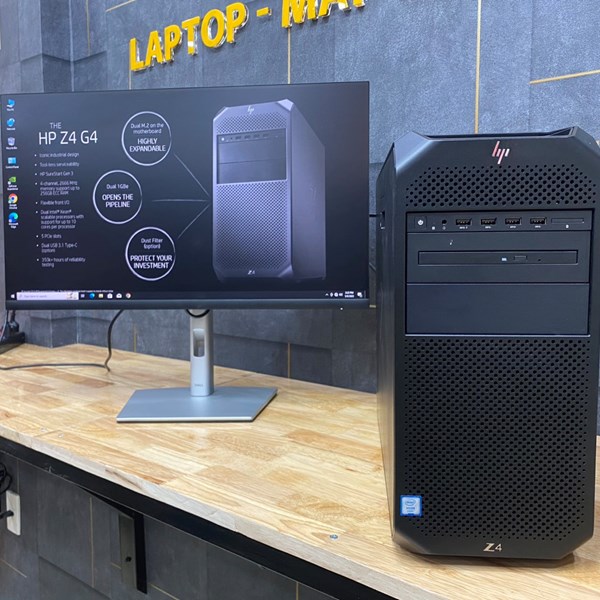 HP Z4 G4 ( Chuyên Đồ Họa ), Xeon W-2133, Ram 32GB, SSD 512GB + HDD 1TB, NVIDIA Quadro M2000 4GB - Like New Fullbox