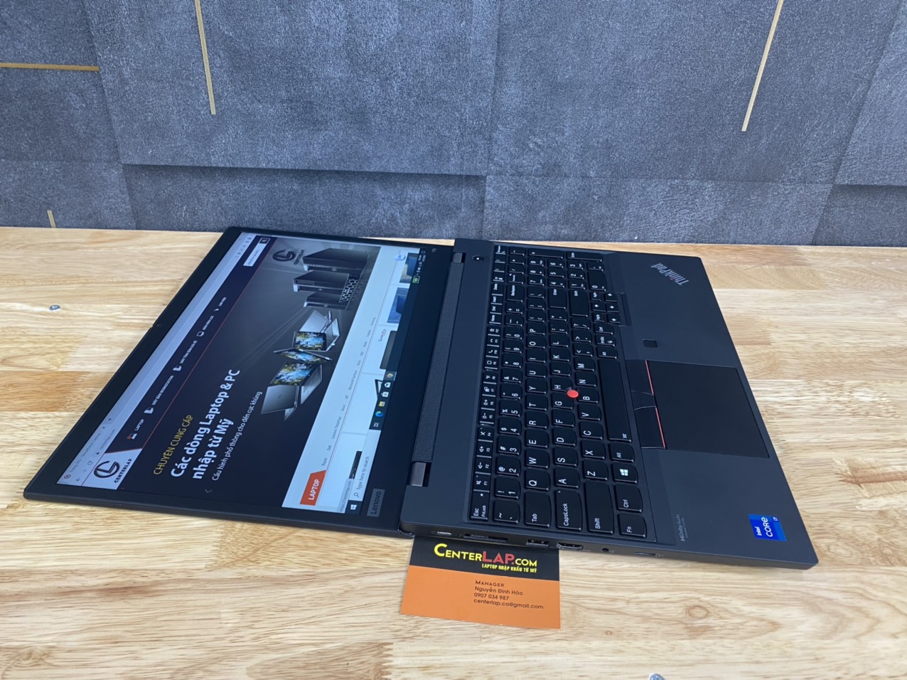 Lenovo Thinkpad T16 Gen 2, Core i7 1365U Ram 16GB, SSD 512GB, 15.6" IPS FHD Touch- Máy Mới 99% - ảnh 3